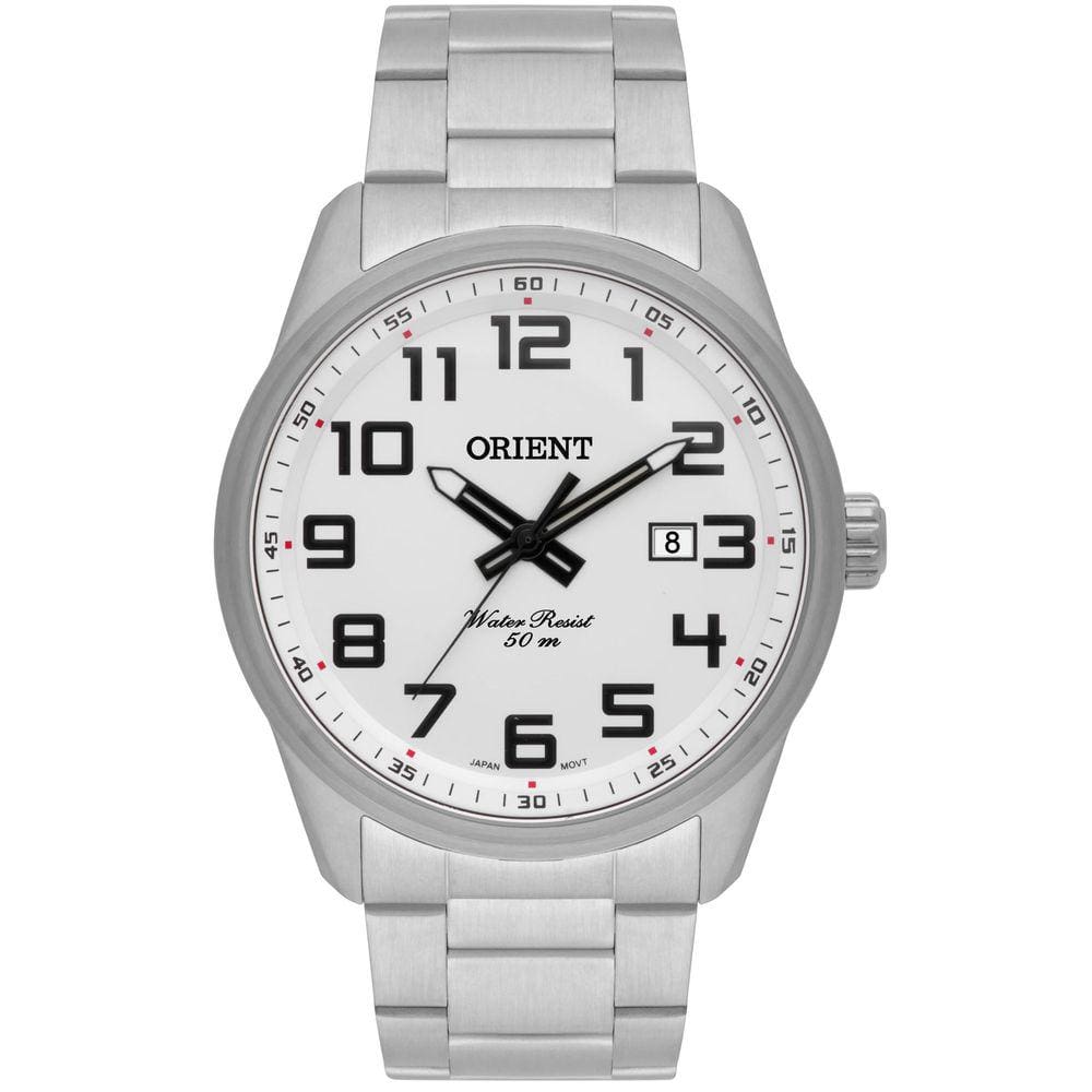 Relógio ORIENT masculino analógico branco MBSS1271 S2SX