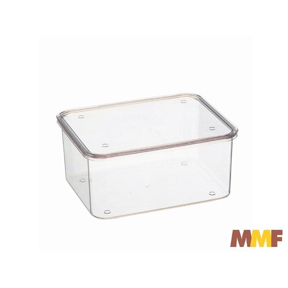 Organizador Cristal Com Tampa 2,7 Litros