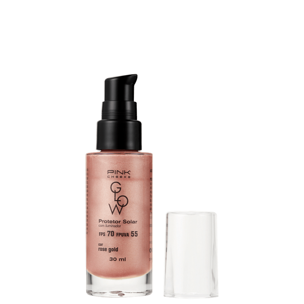 Pink Cheeks Glow FPS 70 Rose Gold Primer Multifuncional 30ml