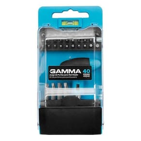 Kit De Bits 40 Pcs C/ Chave Catraca Gamma G19525ac