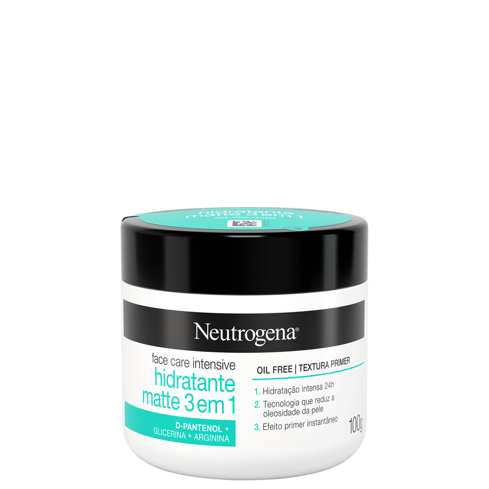 Neutrogena Face Care Matte 3 em 1 - Hidratante Facial 100g
