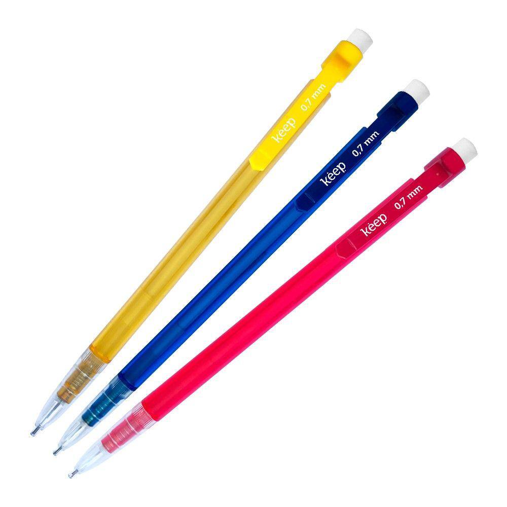 Lapiseira Pop 0,7mm Blister com 3 Uni Keep - EI137