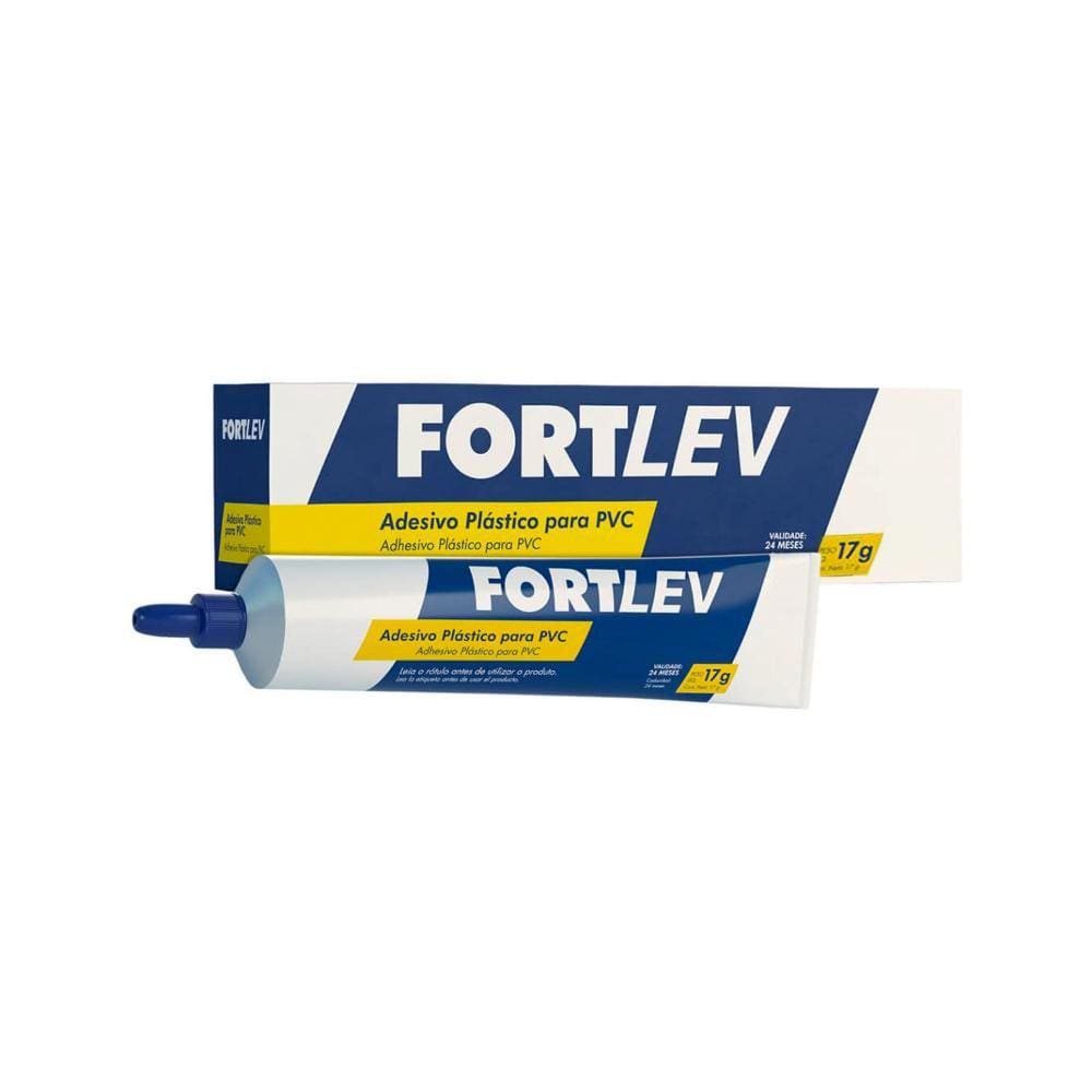 Bisnaga Adesivo Plástico PVC Fortlev