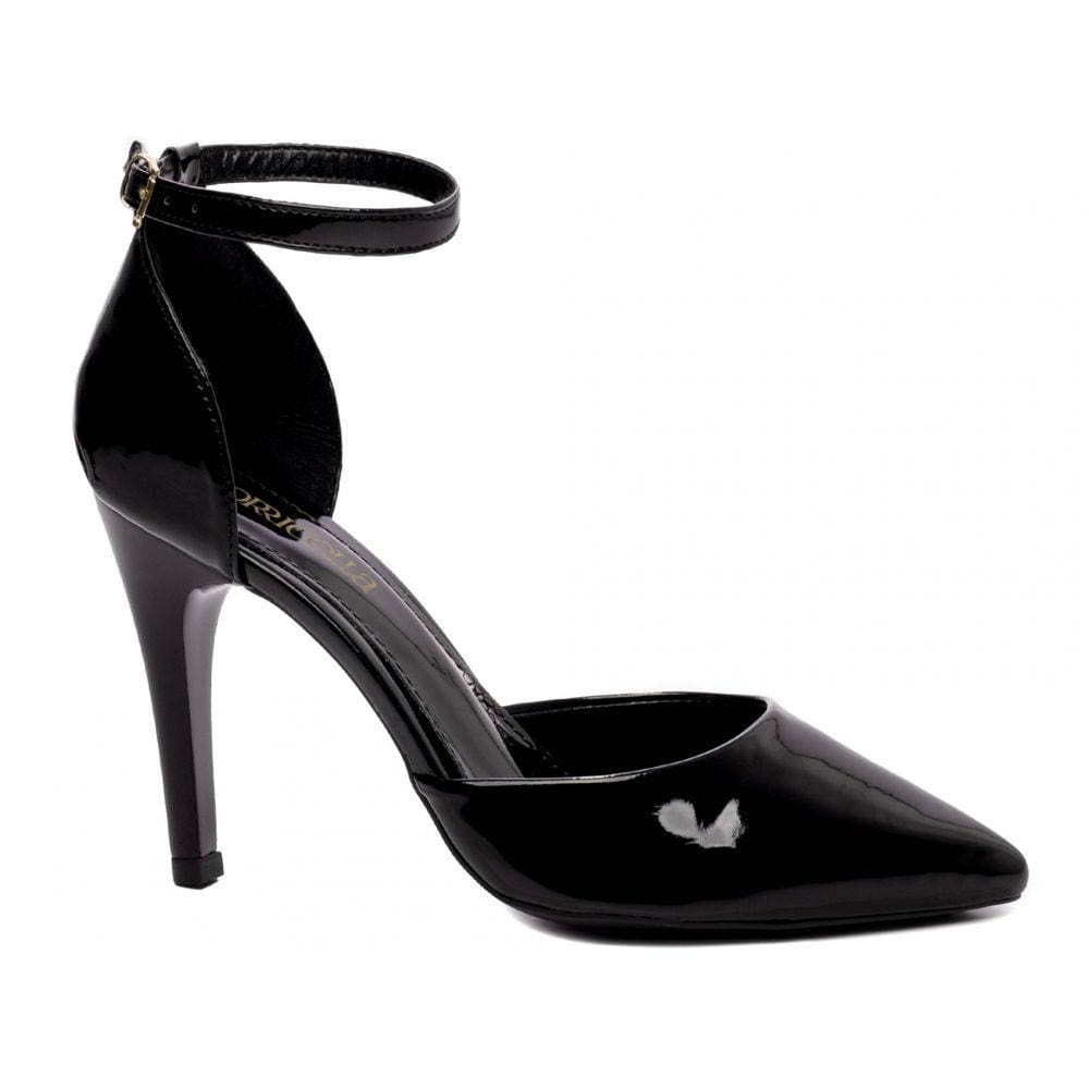 Sapato Scarpin Saia e Blusa Salto Fino Preto Torricella
