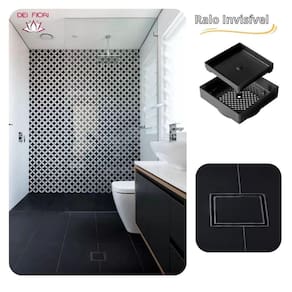 Ralo 10x10 Oculto Seca Piso/Porcelanato Inteligente