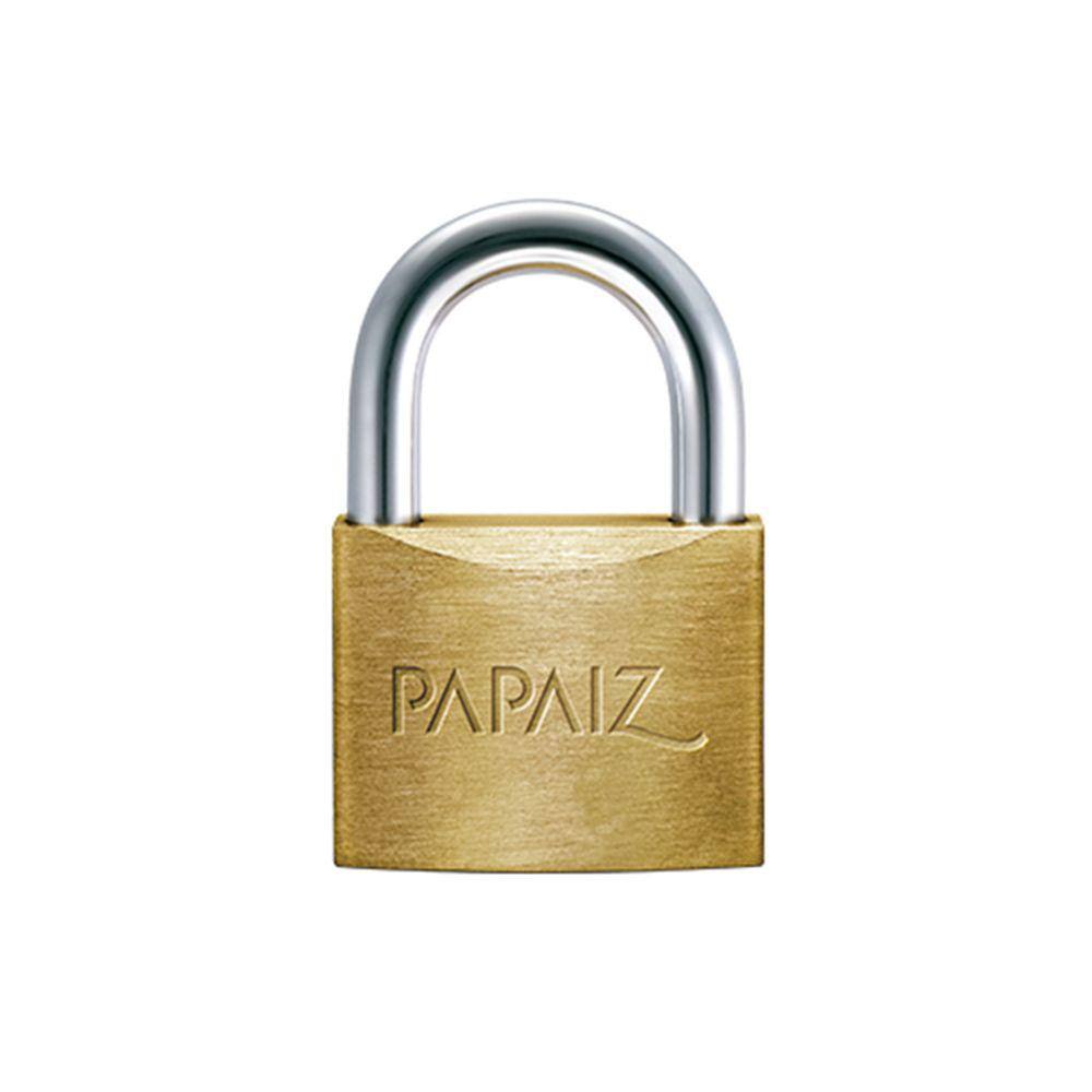 Cadeado Cr 45mm Latão Maciço C/ 2 Chaves CR45 Papaiz
