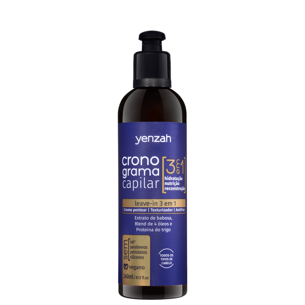 Yenzah Cronograma Capilar 3 em 1 - Leave-in 240ml