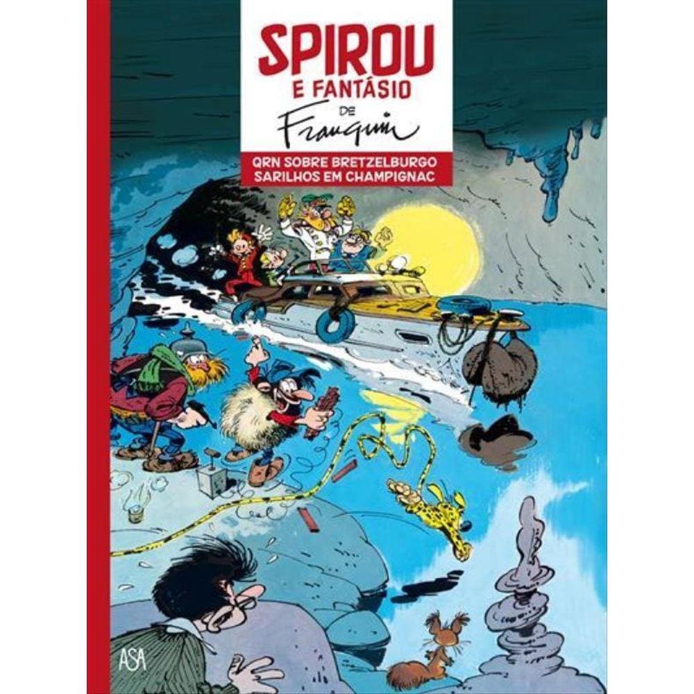 Spirou E Fantásio - Qrn Sobre Bretzelburgo E Sarilhos Em Champignac