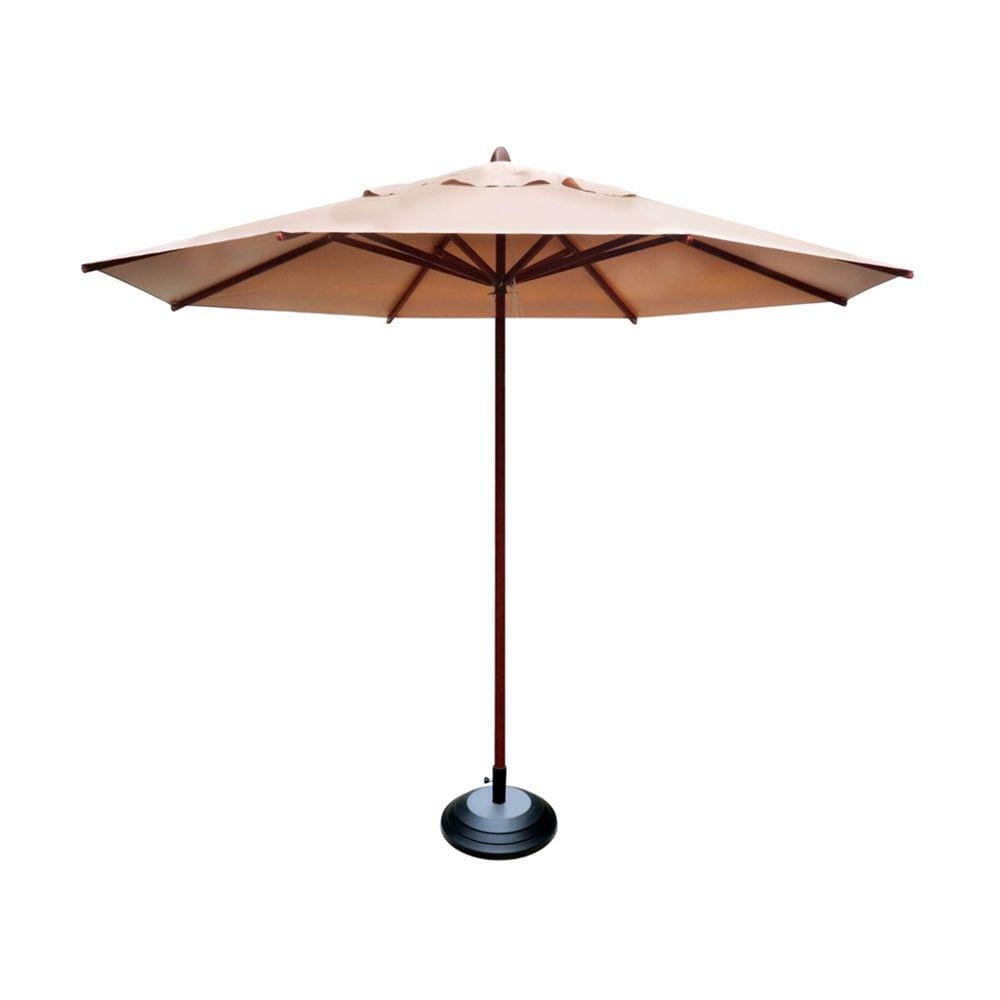 Ombrelone Guarda Sol Piscina Casa Praia Base Preto 240cm