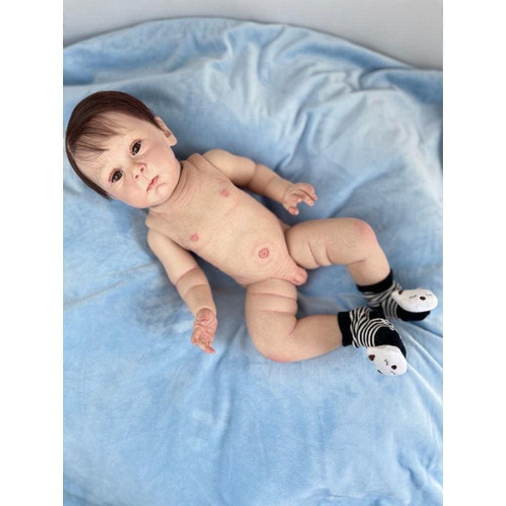 Levi Bebe reborn silicone solido - MIMO'S REBORN