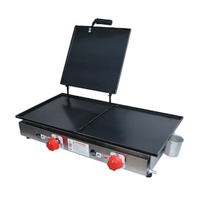Chapa Lanche Gás 60x30 1,95 Mm Espessura Inox com Prensa Cefaz