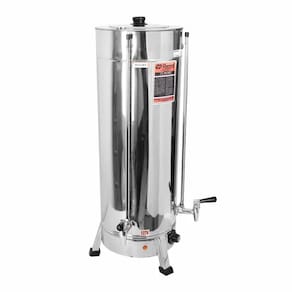 Máquina De Café Elétrica Redonda Aço Inox 10 Litros Record