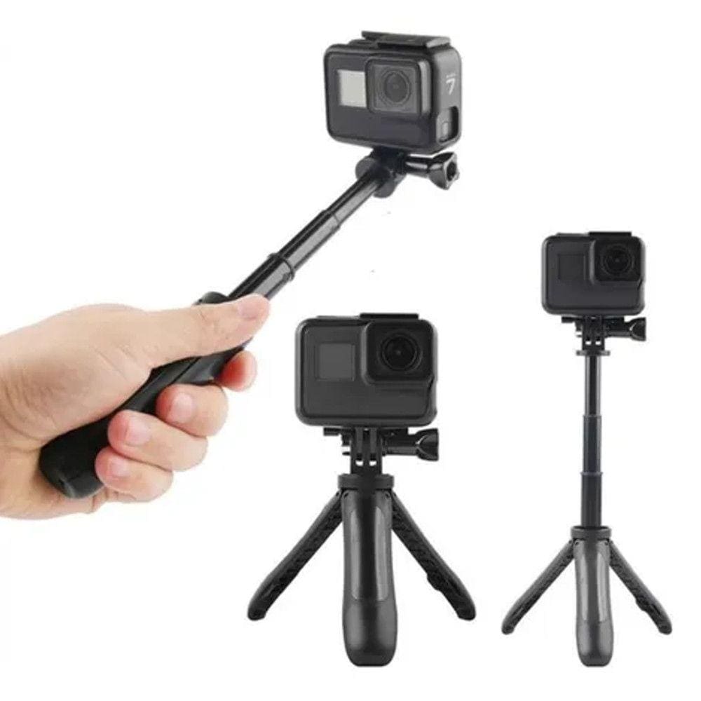 Mini Tripé com encaixe padrão para Câmera de Ação GoPro | Sjcam | Eken |DJI