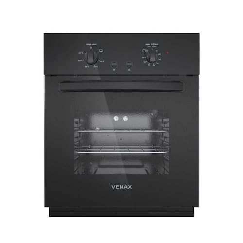 imagem-Forno Elétrico de Embutir a Gás 50L Totale nero GIII 220V - Venax