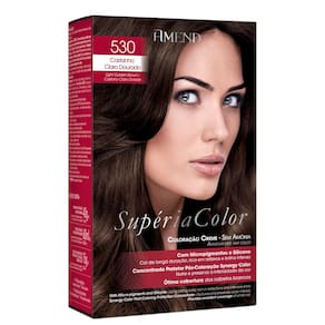 Amend Supéria Color 530 Castanho Claro Dourado - Tonalizante