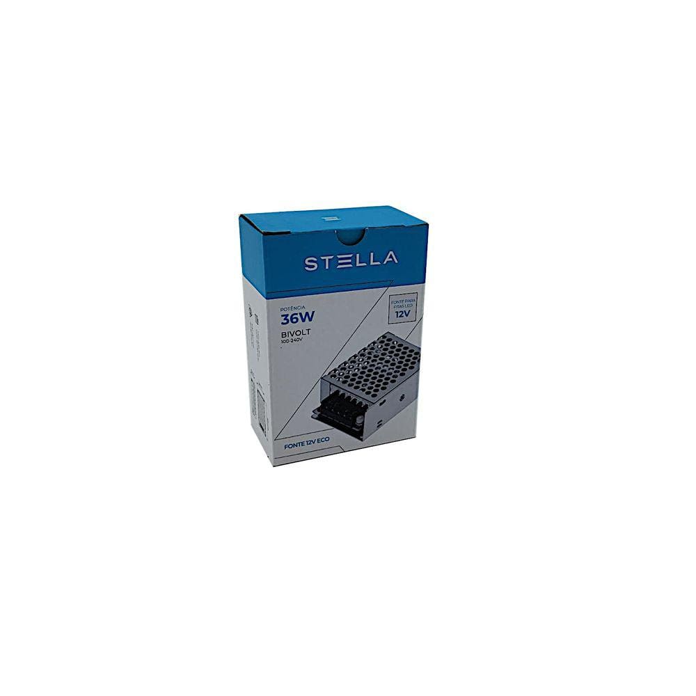 Fonte 12V Eco 36W Para Fita Led