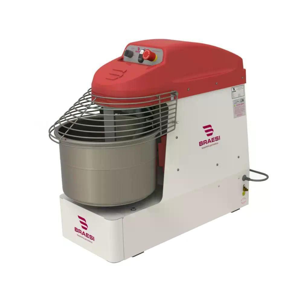 Amassadeira Espiral 15kg 2 Vel Mono Aes-15 - Braesi 220v