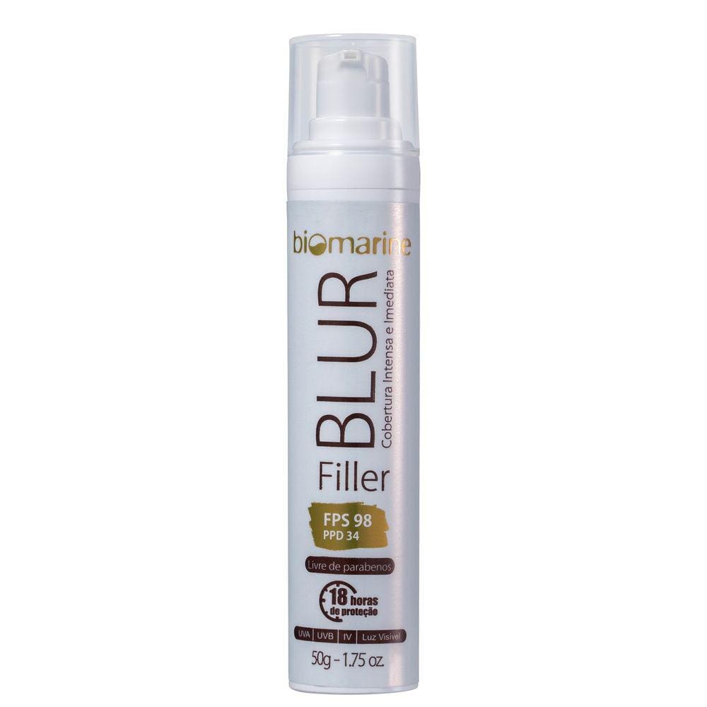 Biomarine Blur Filler FPS 98 Bege Médio - BB Cream 50g BLZ