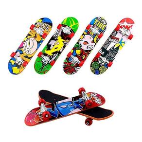 Kit 10 Skate Dedo Profissional C/ Lixa Rolamento Fingerboard