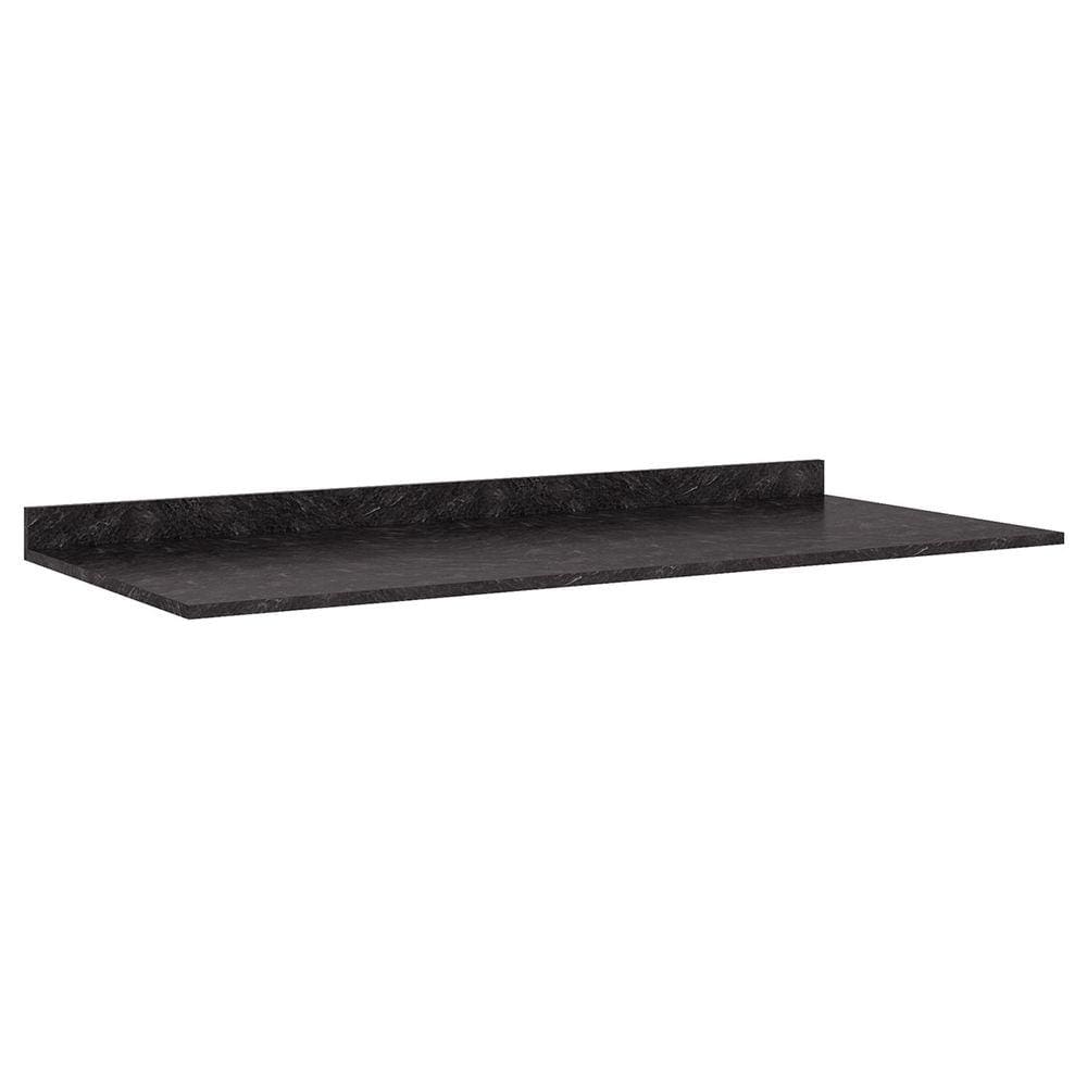 Tampo Para Balcão 120 Cm Mármore Preto A4631- Poquema