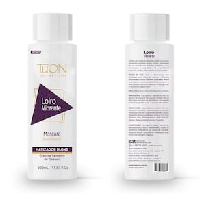 Máscara Matizadora Loiro Vibrante 500Ml - Tuon