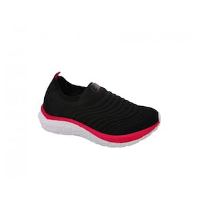 Tênis Infantil Via Vip Slip On Menina VV9503 Preto