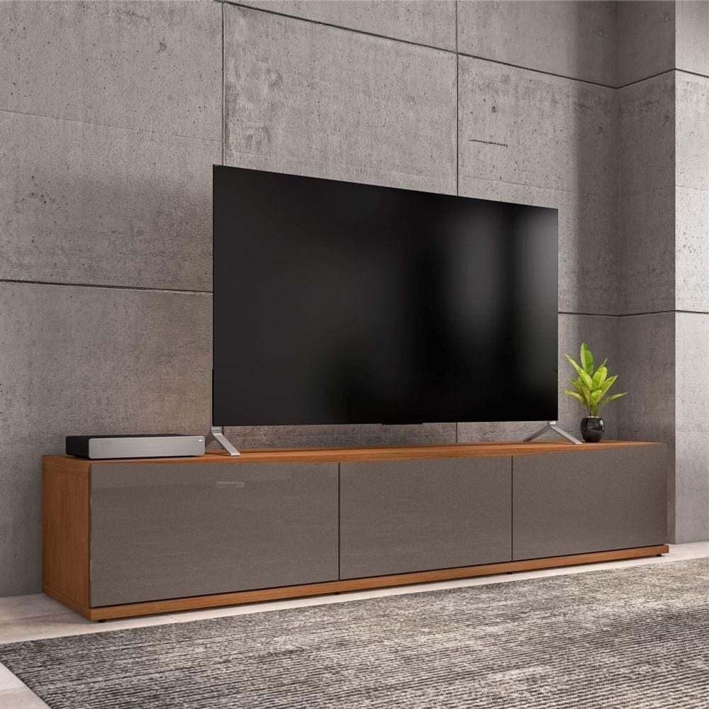 Rack Para Tv Lille Cinza Perola Noce