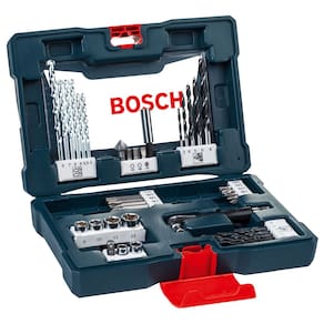 Kit De Brocas E Pontas Bosch V-Line 41 Peças Com Maleta