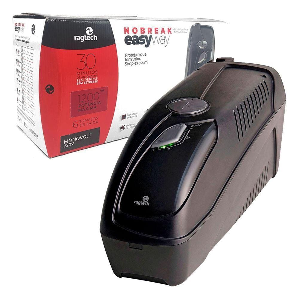 Nobreak 1200Va Ragtech Easy Way Cb-M2 Monovolt 220/220V