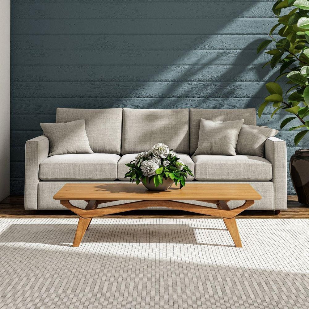 Mesa de Centro Laminada San Marino Seiva Móveis Champagne