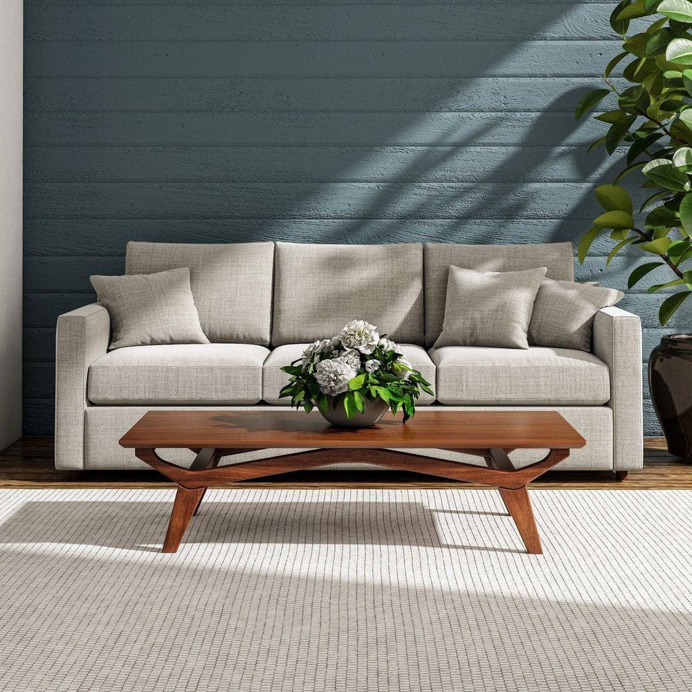 Mesa de Centro Laminada San Marino Seiva Móveis Castanho