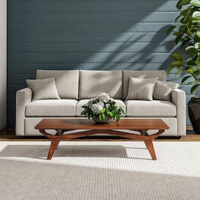 Mesa de Centro Laminada San Marino Seiva Móveis Castanho