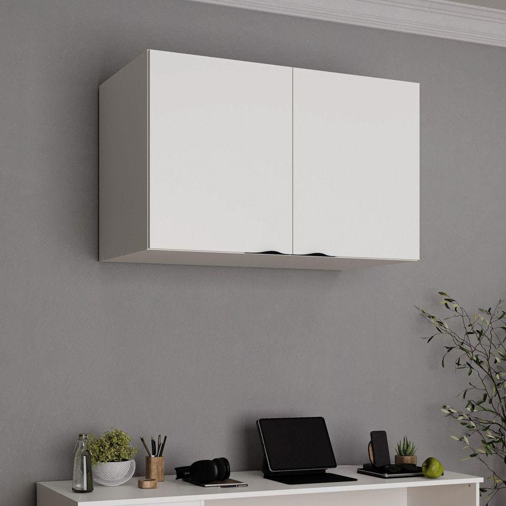 Ponte Modular 2 Portas Hera CabeCasa MadeiraMadeira Branco Geada