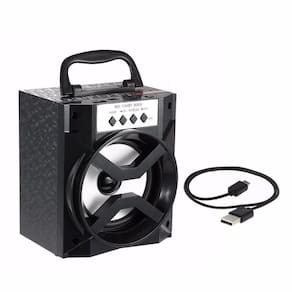 Caixa De Som Bluetooth Portátil D-bh1019 Aero Com Rádio Fm Usb Tf Preto
