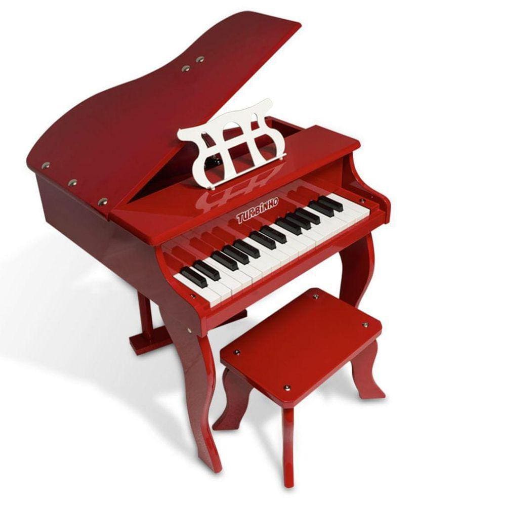 Brinquedo - Piano Infantil - Som de Animais - 30 Teclas - 28cm