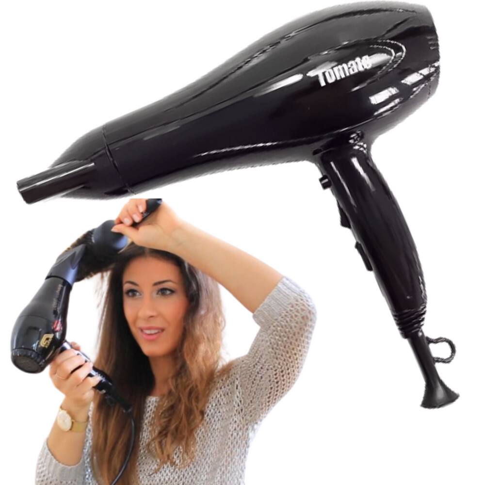 Secador Cabelo Profissional 1900 W 110v Preto - Tomate