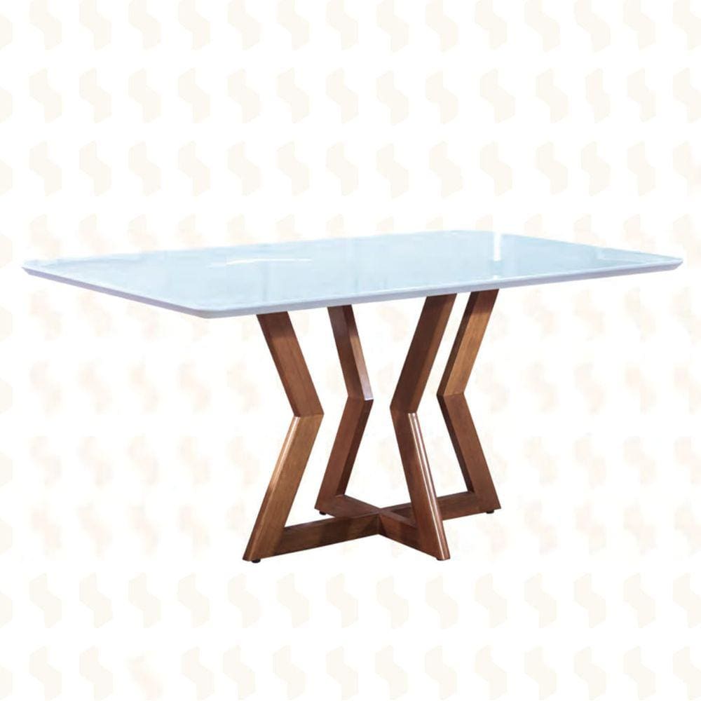 Mesa de Jantar Retangular Madeira Maciça - Ibiza-1,60 x 0,90 metros - Art Salas