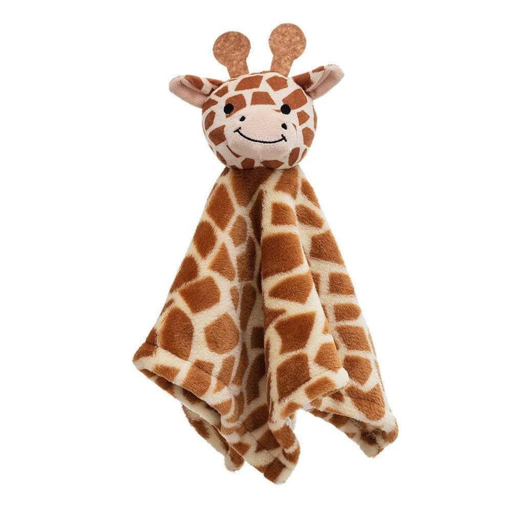 Naninha Infantil Animaizinhos Pelúcia Girafinha 3D 36x36 - Loani