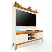 Rack ripado 2 Portas com Painel para TV 50 Polegadas Astúrias 136cm