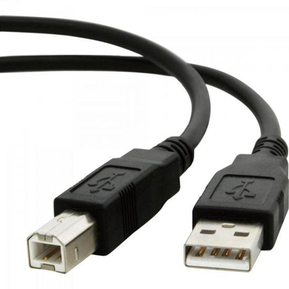 Cabo de Dados USB 2.0 a Macho X USB 2.0 B Macho 10M CBUS0010 Preto STORM