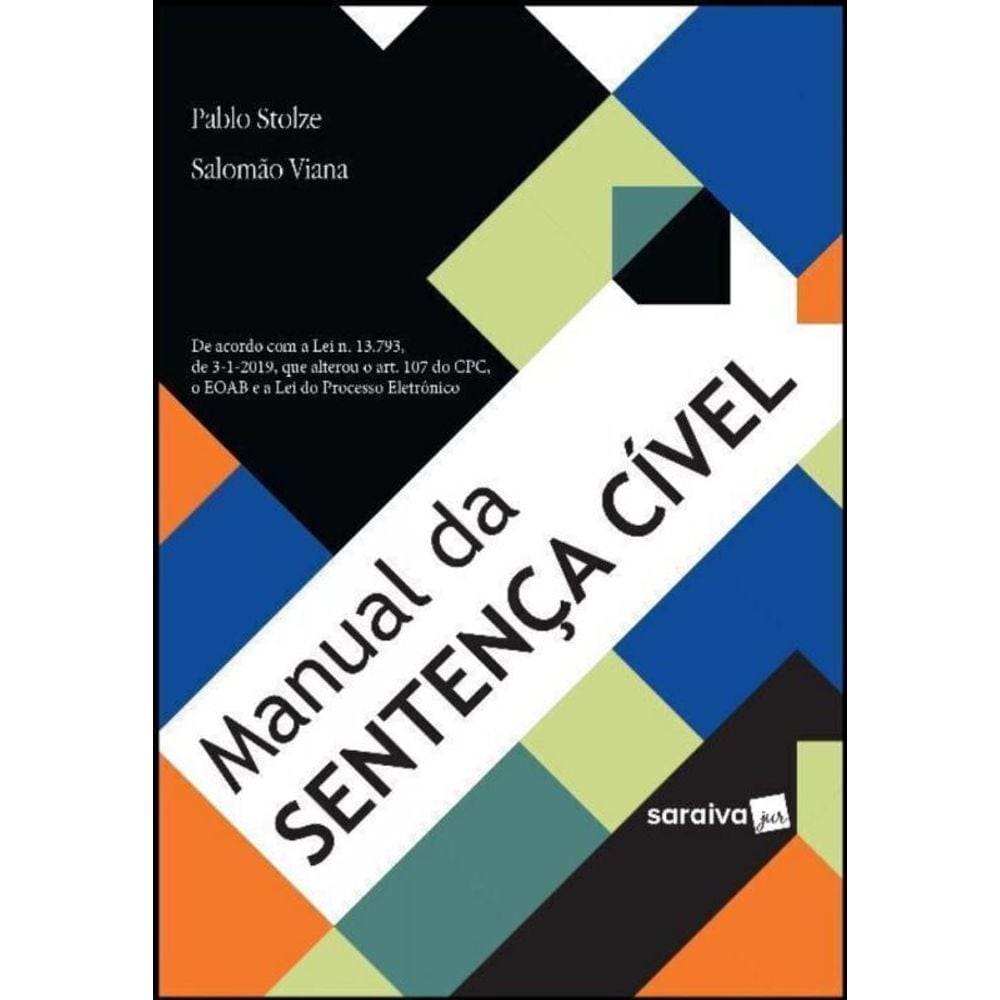 Manual Da Sentenca Civel - 01Ed/19