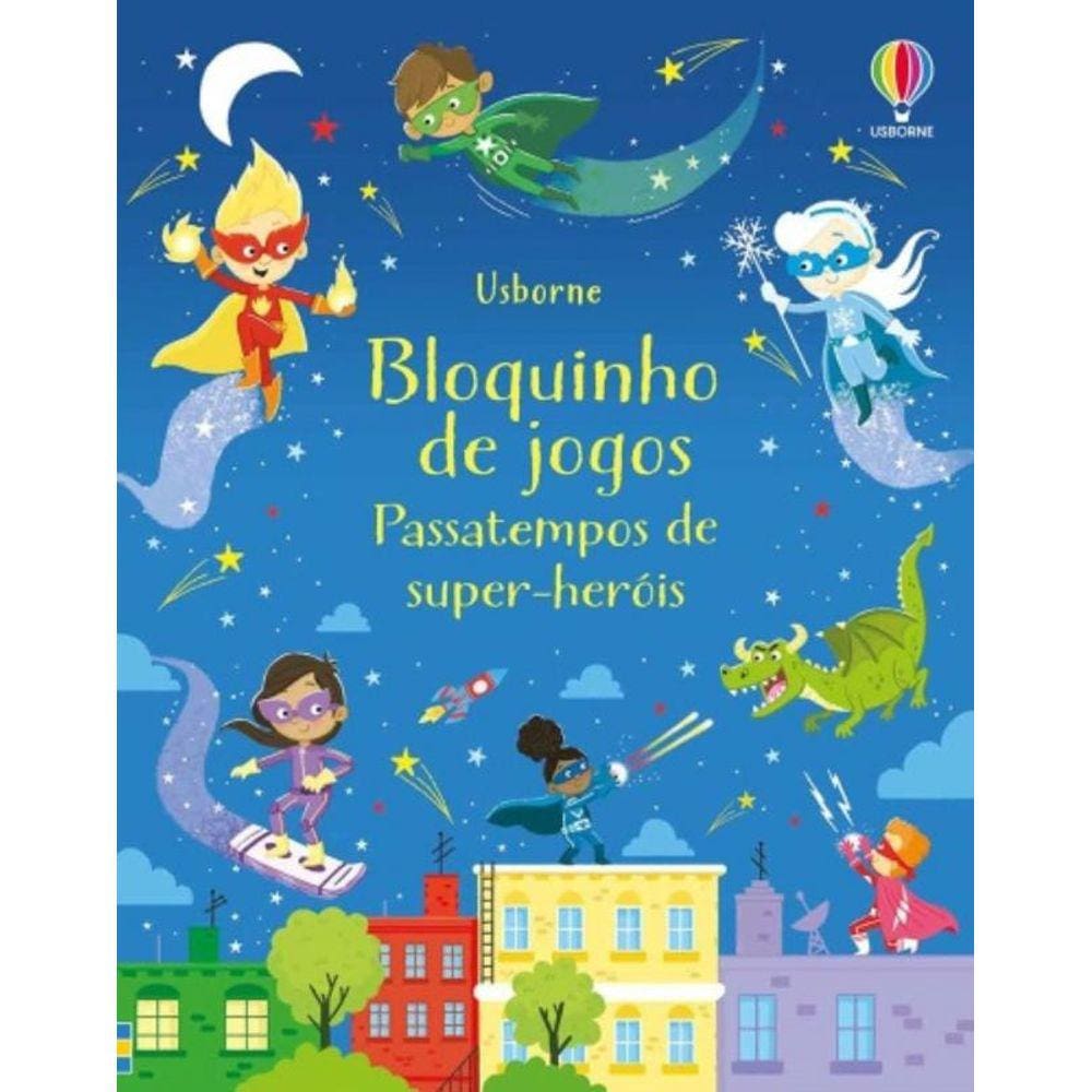 Bloquinho De Jogos: Passatempos De Super-Herois