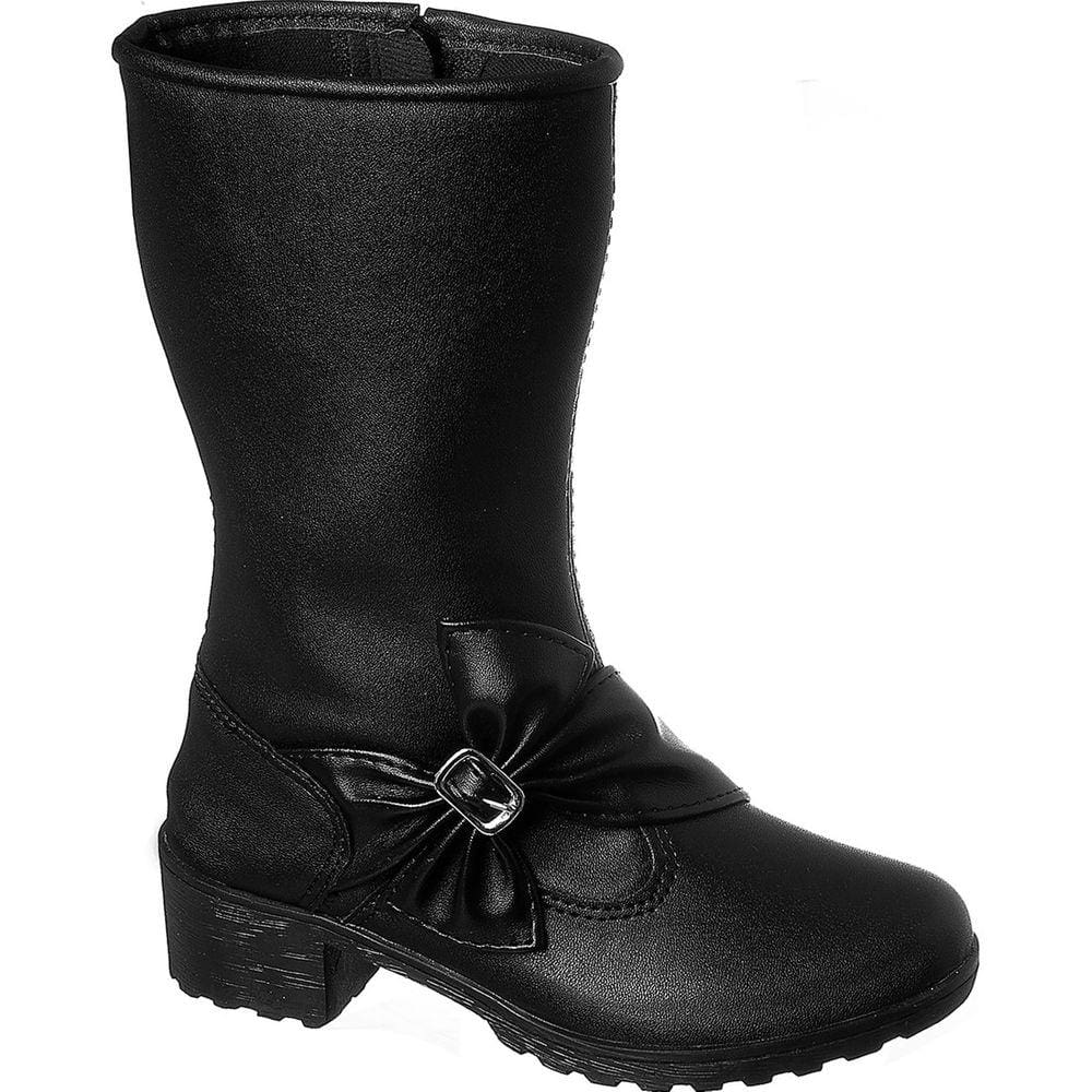 Bota Love Infantil Ortopasso Menina  Preto