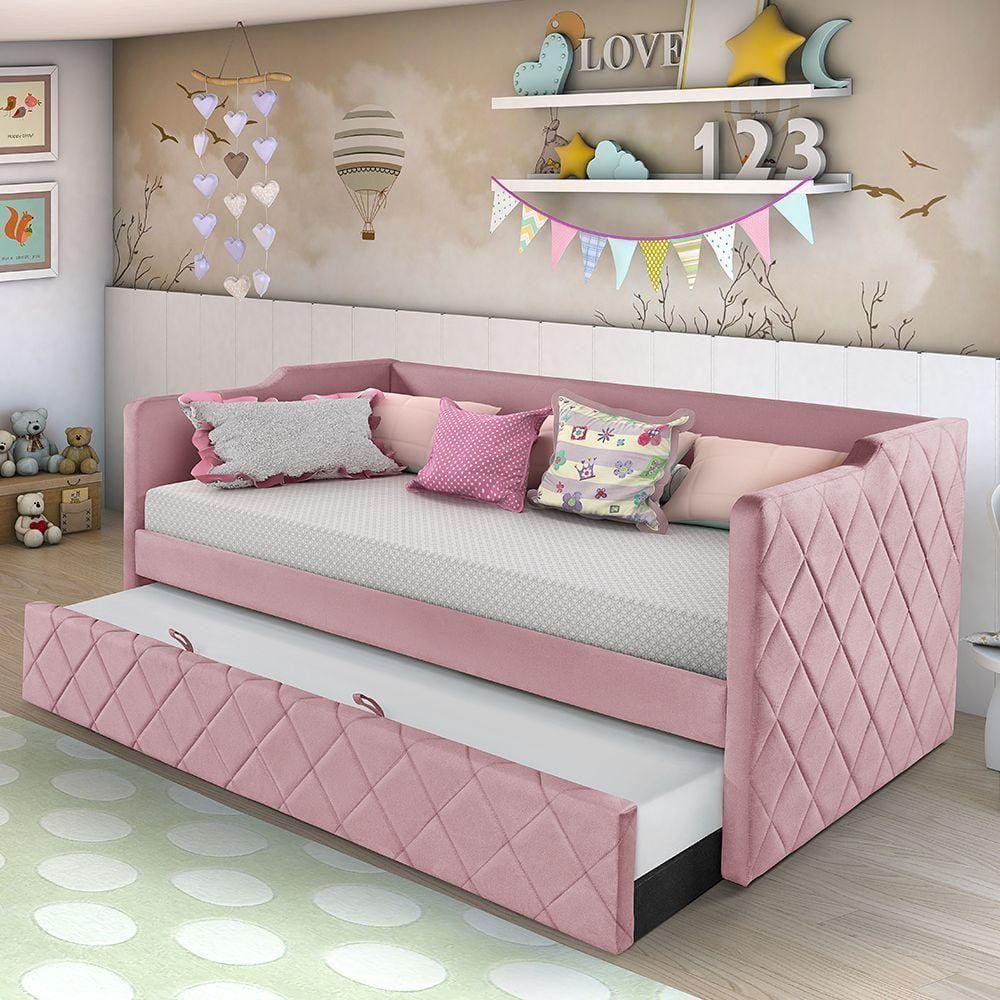 Sofa cama infantil espuma zoo Pontofrio