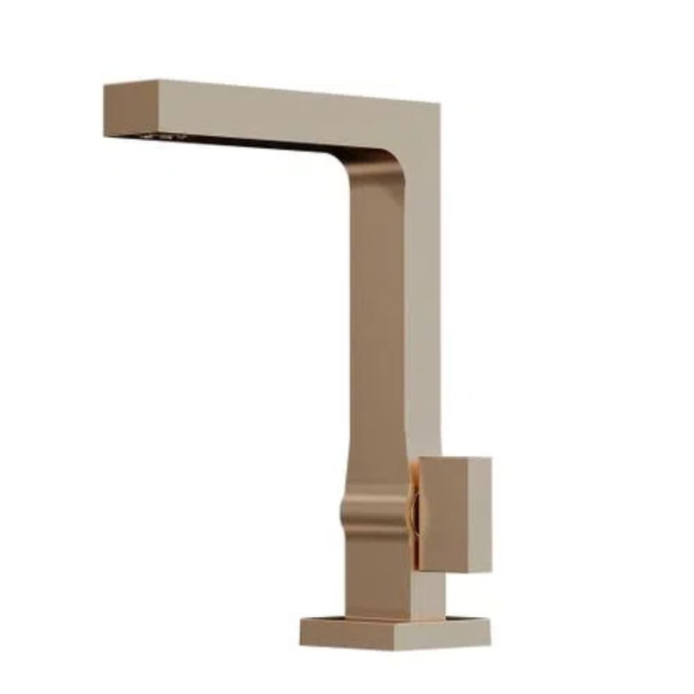 Torneira Mesa Para Lavatorio Fani Horus Champagne 1195 Ch450