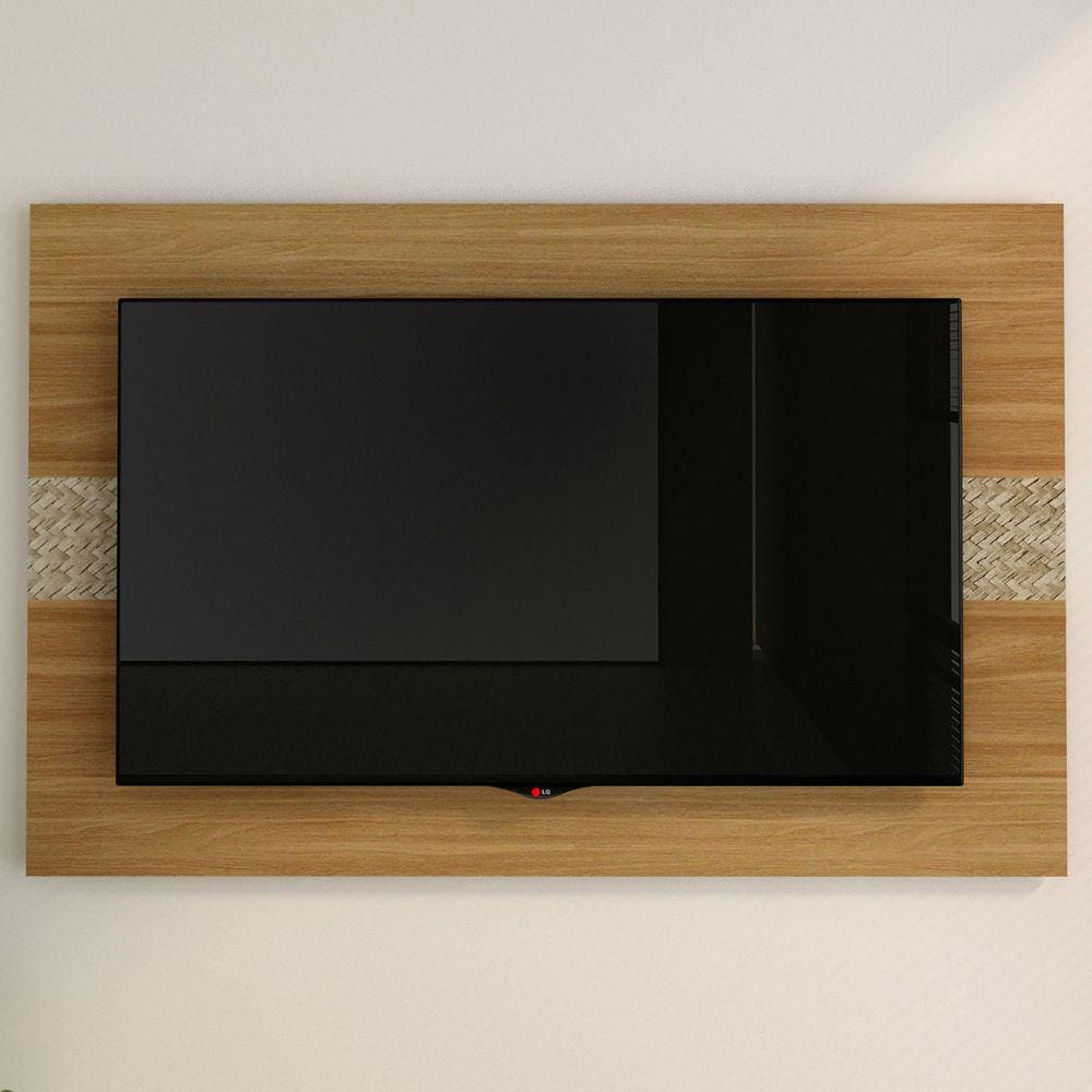 Painel Para Tv Até Xx Polegadas Natural/palha Pa2913 - Tecno Mobili