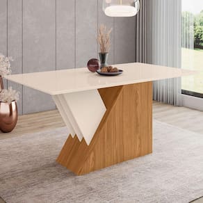 Mesa De Madeira Lucena Nature/off White Sci25 - Henn