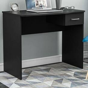 Mesa Escrivaninha Arapeí 1 Gaveta Preto - Politorno