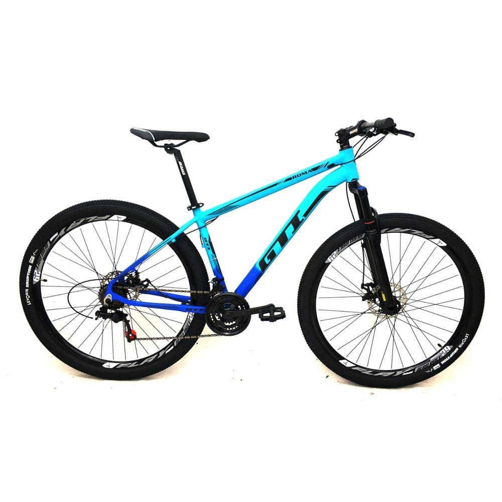 Bicicleta GTI Roma Aro 29 Quadro 17 Alumínio azul/azul 21V .