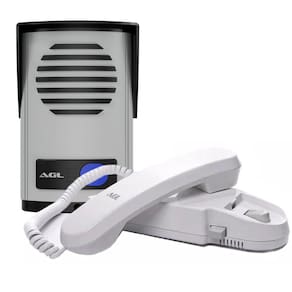 Kit Interfone Porteiro Eletrônico Alim. Interna Alumínio P20 AGL